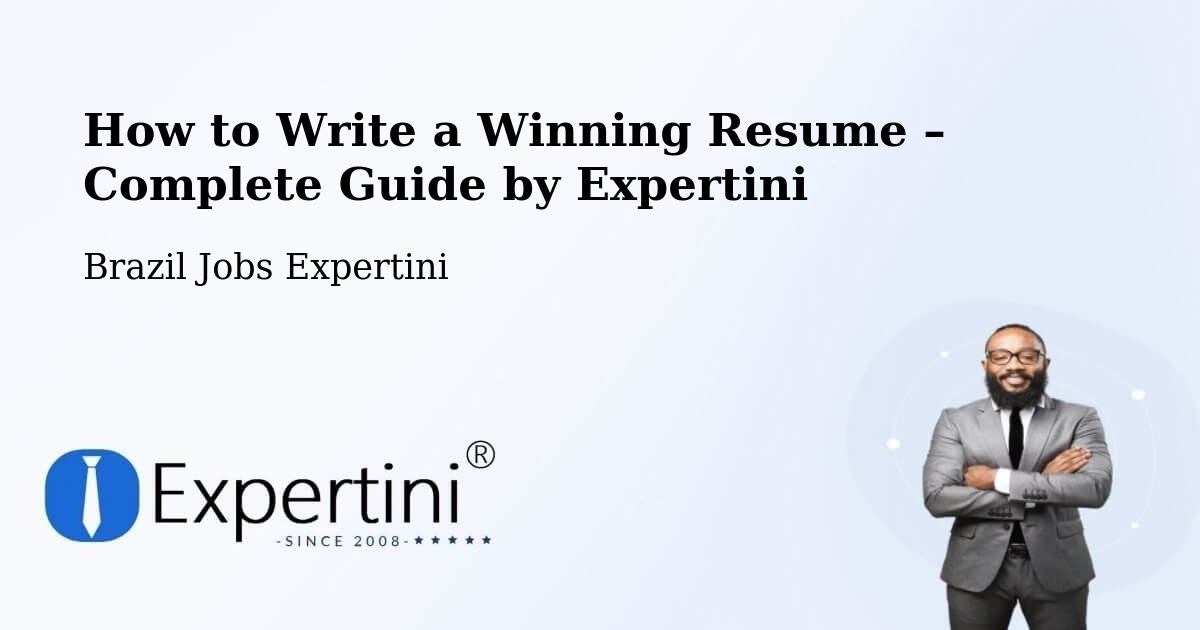 Resume Writing Guide for Job Seekers – Viana - Viana, Brazil Jobs Expertini